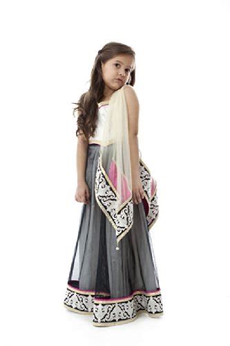 Kidology Baby Girls' Silk Kashmiri Lehenga Choli Set (KD/G/LH/13/SS ...