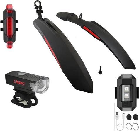 ABC AMOL BICYCLE COMPONENTS Front& Rear Mudguard With Iron Fitting With ...