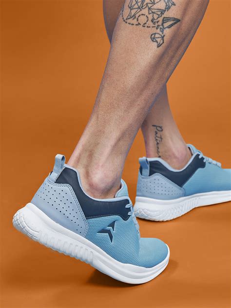 Buy Avant Men's Pulse Walking Shoes-Ice Blue/Grey Online in India ...