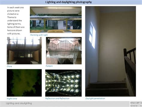 Lighting and Daylighting | CEPT - Portfolio