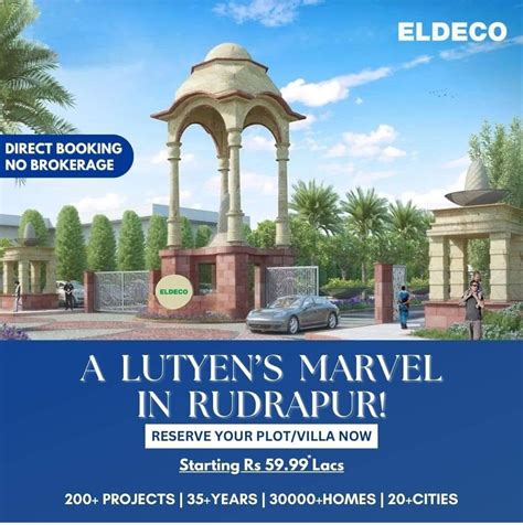 Upcoming Plot In Rudrapur By ELDECO | Villa In Uttarakhand By ELDECO