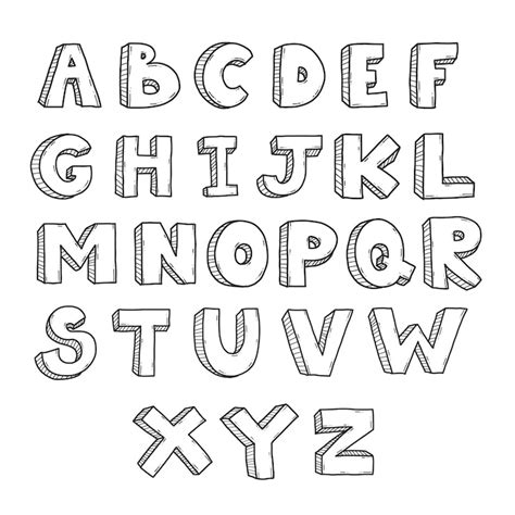 Images de Lettres dessins – Téléchargement gratuit sur Freepik