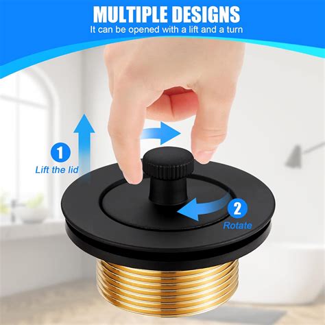 Corfreplty Bathtub Tub Drain,Lift and Turn Tub Drain Conversion India ...