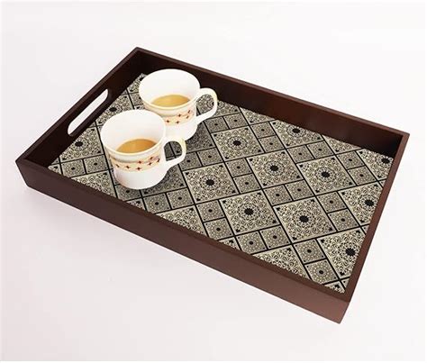 Creative Print Solution Morical Design Serving Tray for Dinner /Lunch ...