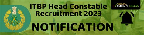 ITBP Head Constable Recruitment 2023 | Notification,Syllabus – Examcart
