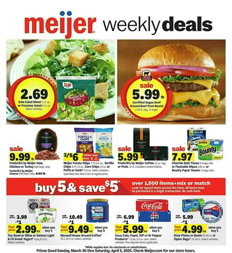 Meijer Weekly Ad from March 30