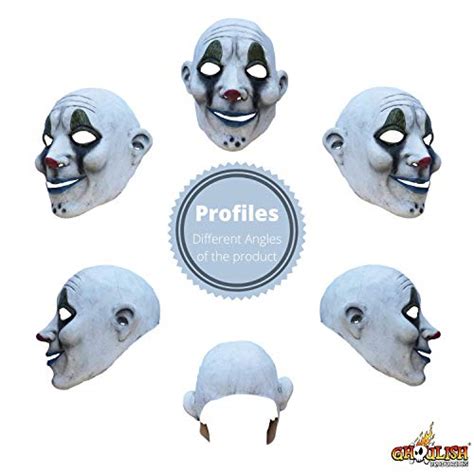 Ghoulish Productions Clown Gang Tiger Adult Latex Mask Character ...