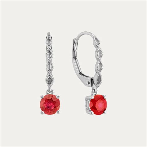 Shop Ruby Earrings | Gold Ruby Earrings | Shane Co.