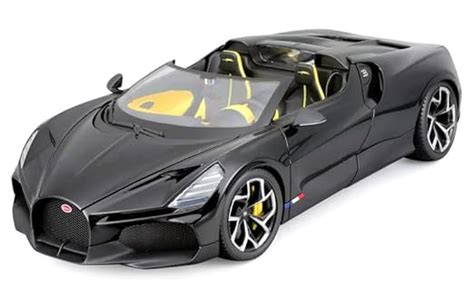 Bugatti W16 Mistral Sports 2023 (Black) Bburago - 1/18 Scale Model ...