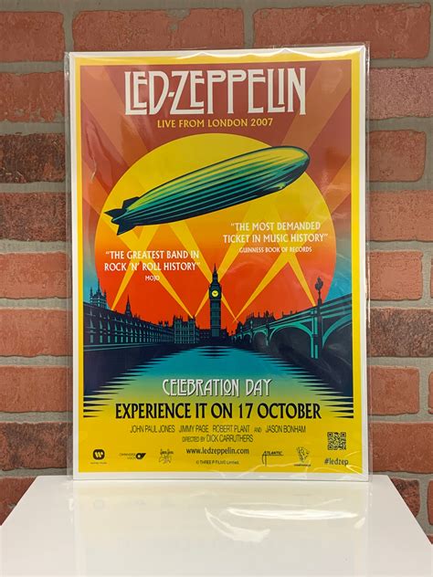 Led Zeppelin Celebration Day Poster