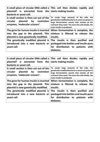 Basic Genetic Engineering GCSE Science OCR 的图像结果