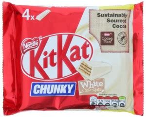 NESTLE KITKAT CHUNKY IMPORTED WHITE CHOCOLATE 4 Bars Price in India ...