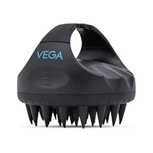Buy VEGA Hair Scalp Massager Shampoo Brush With Soft Silicone Bristles ...