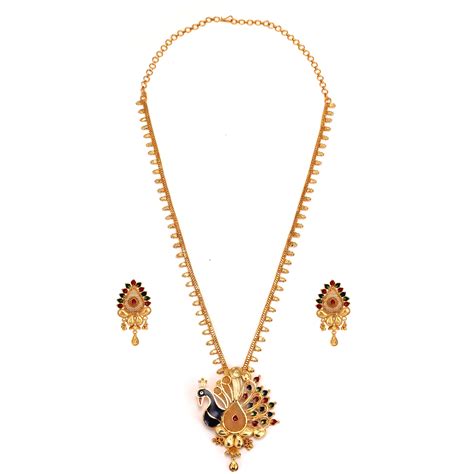 Vrinda - Mayur Chain Locket set