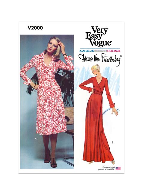 Vogue Patterns 2000 Misses' Wrap Dress by Diane von Furstenberg