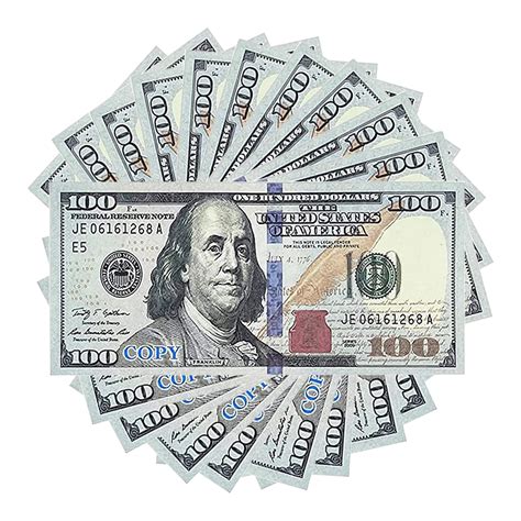 Buy 100 Pieces 100 Dollar Prop Money Play Money - Movie Prop Money 100 ...