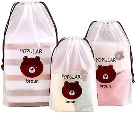 Buy Wolpin Pack of 10 Pcs Shoe Bag Cover for Shoe Storage & Travelling ...