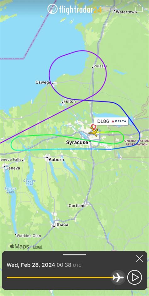 Delta DL-86 A330 Detroit to Frankfurt diversion to Syracuse due to ...