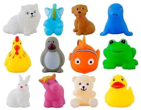Buy Storio Rubber Colorful Floating Baby Toys Bath Aquatic Animals Chu ...