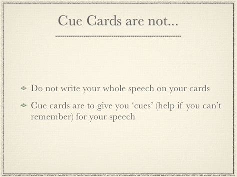 Image result for Using Cue Cards