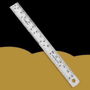 LOVELY® Omega 6 Inch-150 MM Stainless Steel Scale Ruler Pack of 5 ...