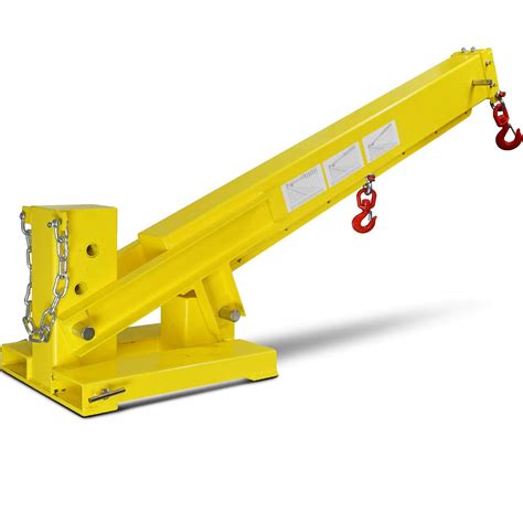 Titan Attachments Adjustable Hoist Pivoting Forklift Jib Boom Crane ...