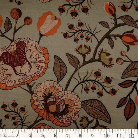 Buy Moss Green Color Digital Printed Modal Satin Fabric 90076-35/7 | FFAB