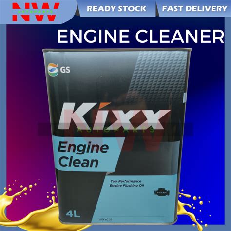 KIXX ENGINE CLEANER , ENGINE FLUSH 4L ( PETROL & DIESEL ENGINE ) | Shopee Malaysia
