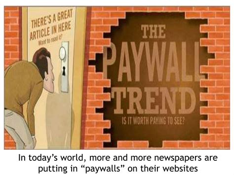 How To Get Around The Newspaper Paywalls | PPTX | Social Networking ...