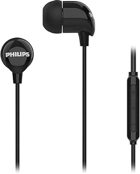 Philips TAE2146BK in-Ear Wired Headphones with USB-C Plug, 10mm Drivers ...