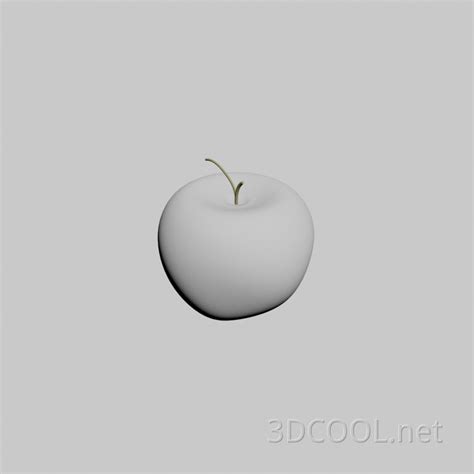 苹果 3D模型 免费下载 - 3DCOOL 3D酷站