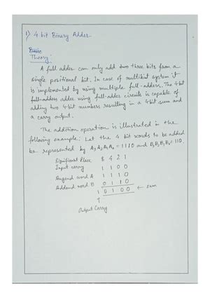 PCA2 - Computer Organization - tmaN Dosigm a adder-/suwotsaate cisuut ...