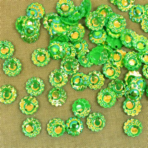 Embroiderymaterial 9MM Embossed Flower Shape Sequins Sitara for Craft ...