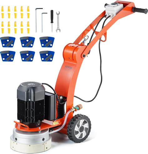 VEVOR Electric Concrete Floor Grinder 10" Walk-Behind Grinder 3.0HP ...