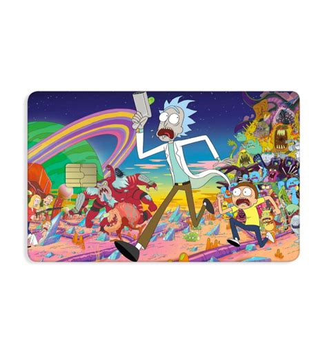 Rick and Morty Card Skin - Epic Vinyl Wrap for Your Cards – WORTHWRAP ...