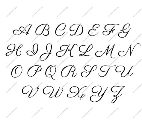 Free Printable Alphabet Stencil Letters Template Letter Stencils To Print, Free Printable Letter ...