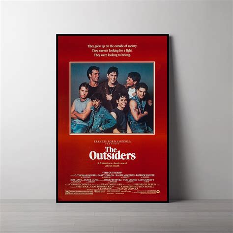 The Outsiders Movie Poster Canvas Prints Wall Art Home Decor - Etsy