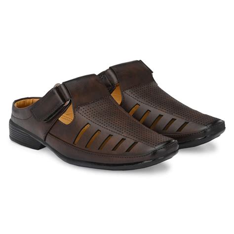 BOLTAGO Men's & Boys Fishermen - 11 Sandal Shoes (Color : Brown, Size ...