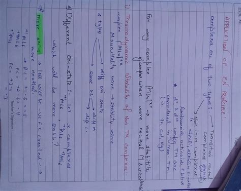 Sir i am confused how to arranged the complexes according to their ...