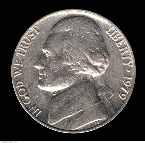 Jefferson Nickel 1979, Nickel (Five Cents), Jefferson (1938-2003 ...