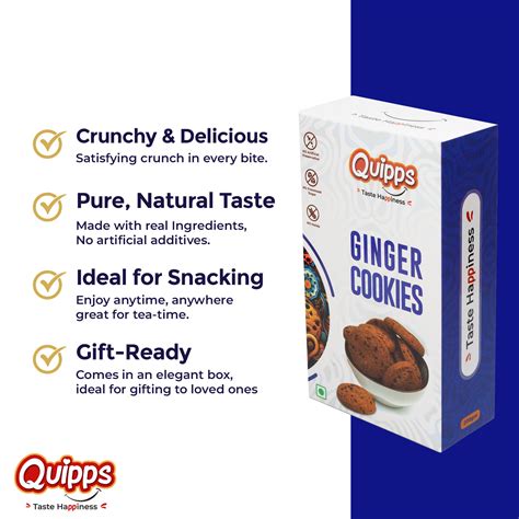 Ginger Cookies | Buy Healthy and Tasty Cookies Online – Quipps