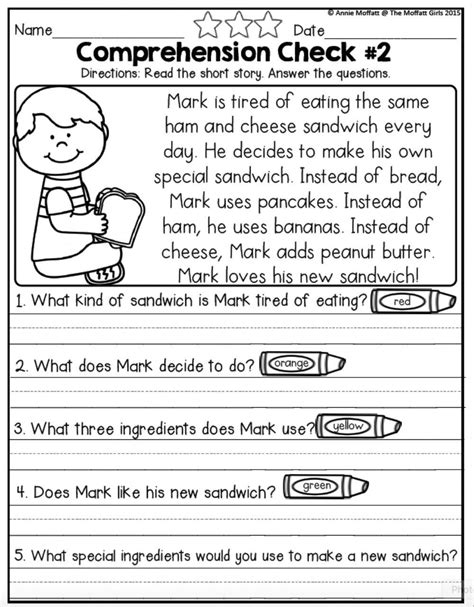 Image result for Comprehension Check Worksheet