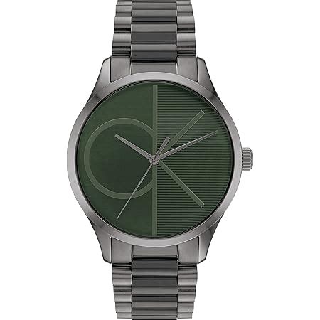 Buy Calvin Klein Iconic Analog Green Dial Unisex's Watch-25200164 at ...