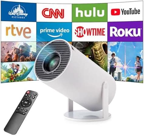 Astarama Mini Projector,Hy300 Pro Smart Projector,4K Projector With ...