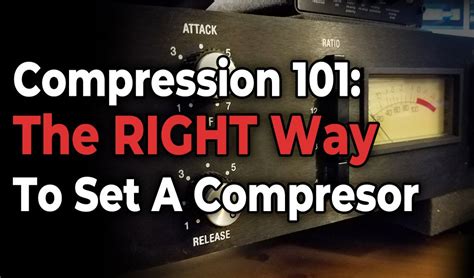 How to Set Up a Compressor for Sound Effect 的图像结果