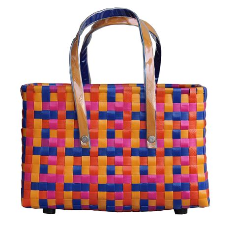 Coromandel Crafts Handmade Shopping Basket Small - 10"x6"x6.5" : Amazon ...