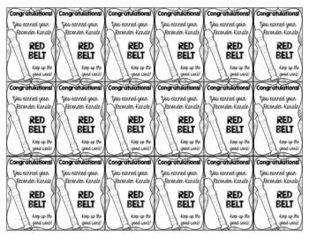 Recorder Karate / Dojo Volume 1 Mini Awards | Distance Learning | TPT