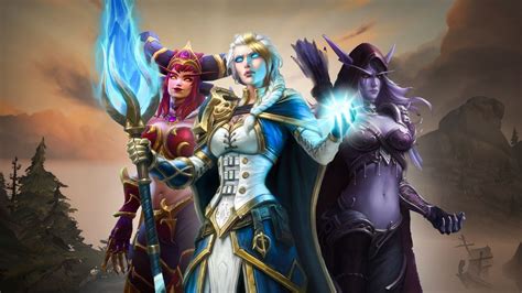 Main WoW Characters in the History of Azeroth (Male/Female)