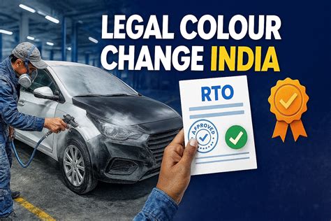 How to Legally Change Your Car’s Colour in India A Complete Guide