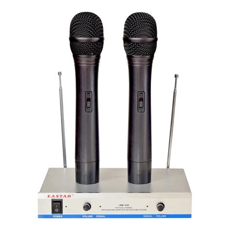 kh VHF Dual Channel Professional Wireless Microphone System for Singing ...